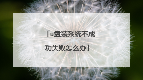 u��װϵͳ���ɹ�ʧ����ô��