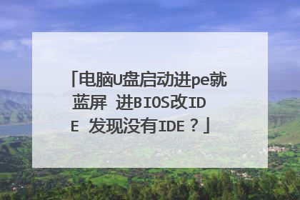 ����U��������pe������ ��BIOS��IDE ����û��IDE��